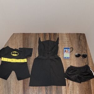 Build-A-Bear Batman, Cape, Phone, Sunglasses & Shorts